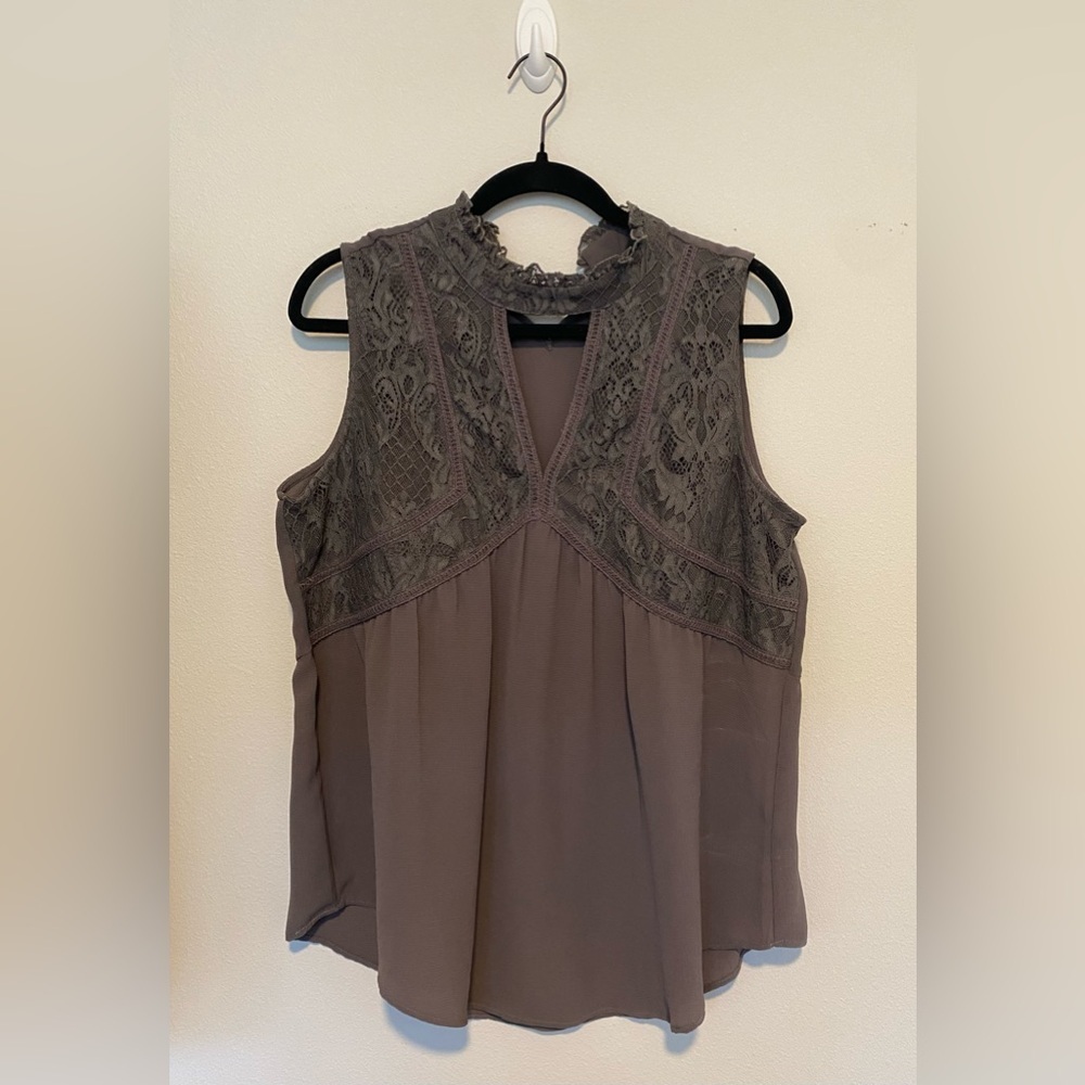 Women’s - Maurice’s Lace Chenille Blouse - Size XL